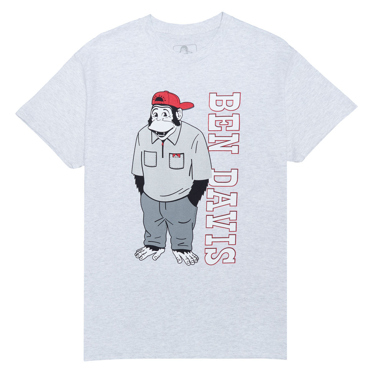 Ben Davis Funky Monkey T-Shirt - Ash Grey