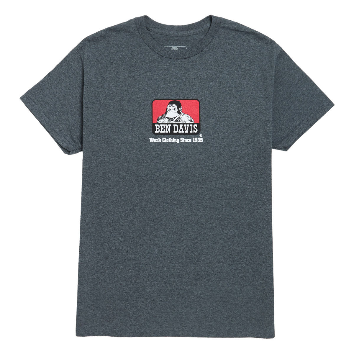 Ben Davis Classic Logo T-Shirt - Charcoal Heather
