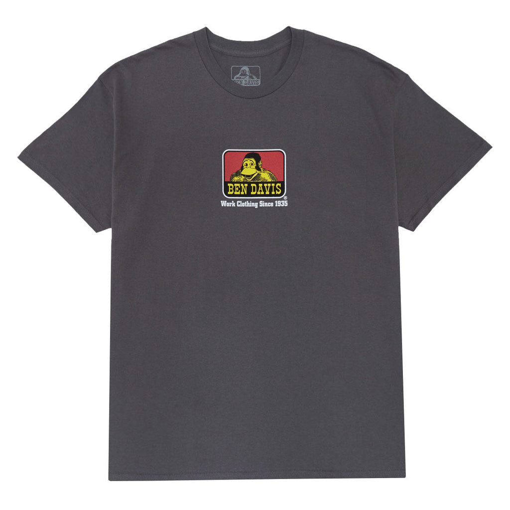 Ben Davis Classic Logo T-Shirt - Charcoal