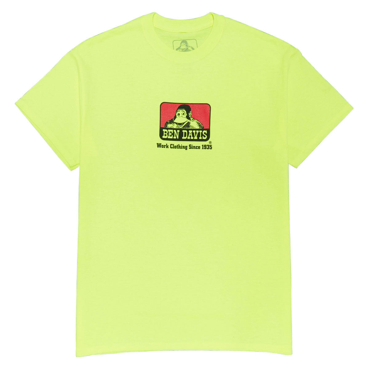 Ben Davis Classic Logo T-Shirt - Safety Green