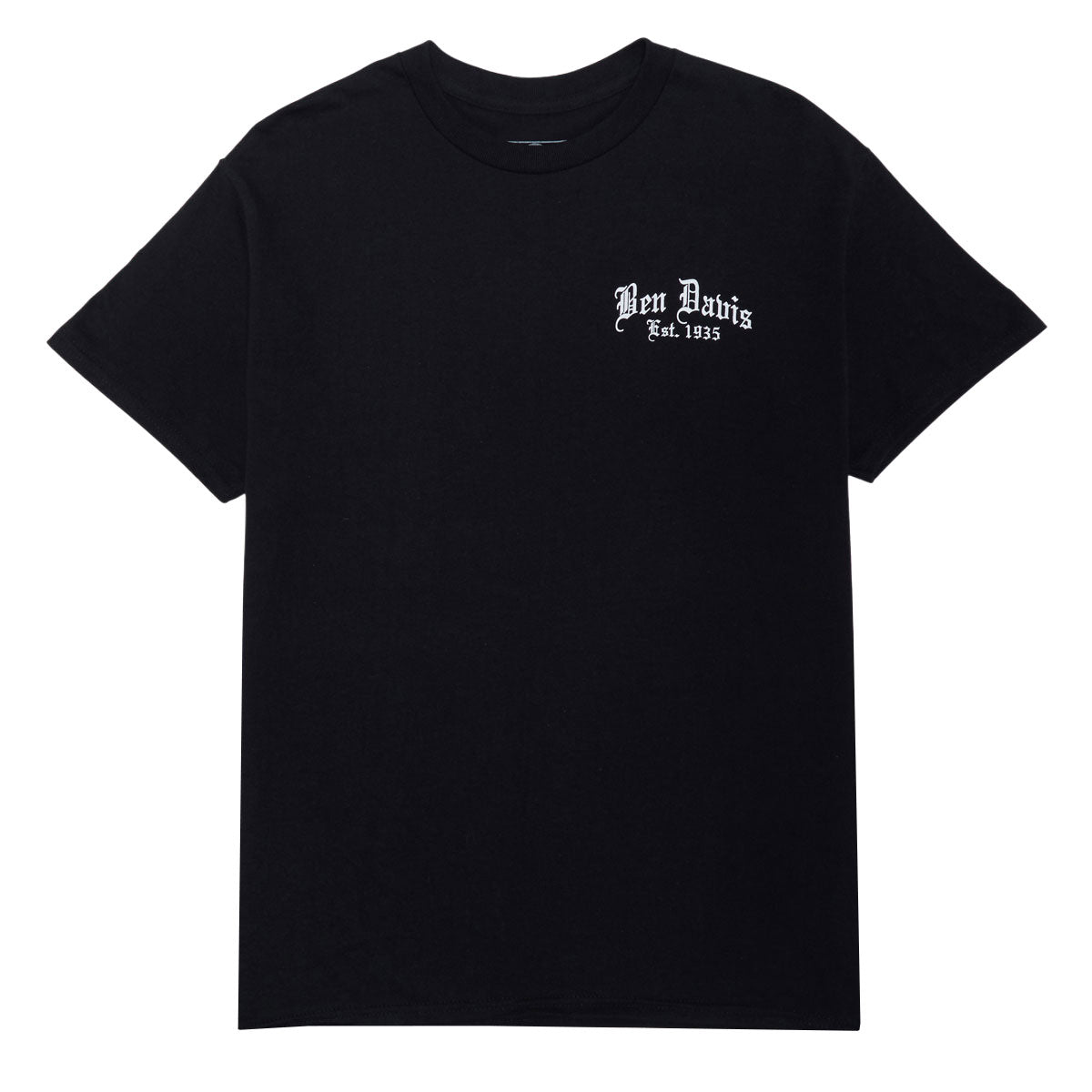 Ben Davis Paisley Logo T-Shirt - Black
