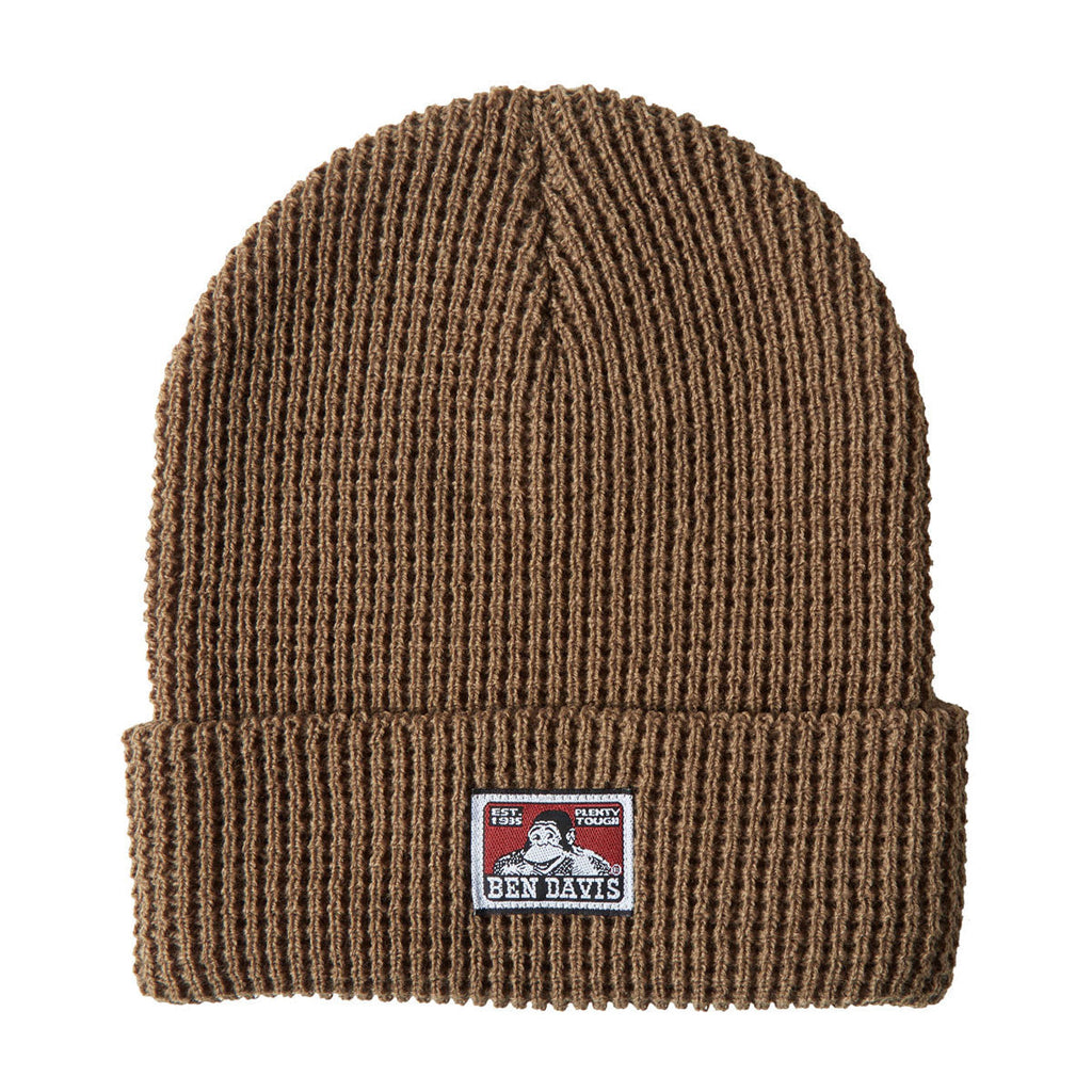 Ben Davis Waffle Beanie - Coyote Brown