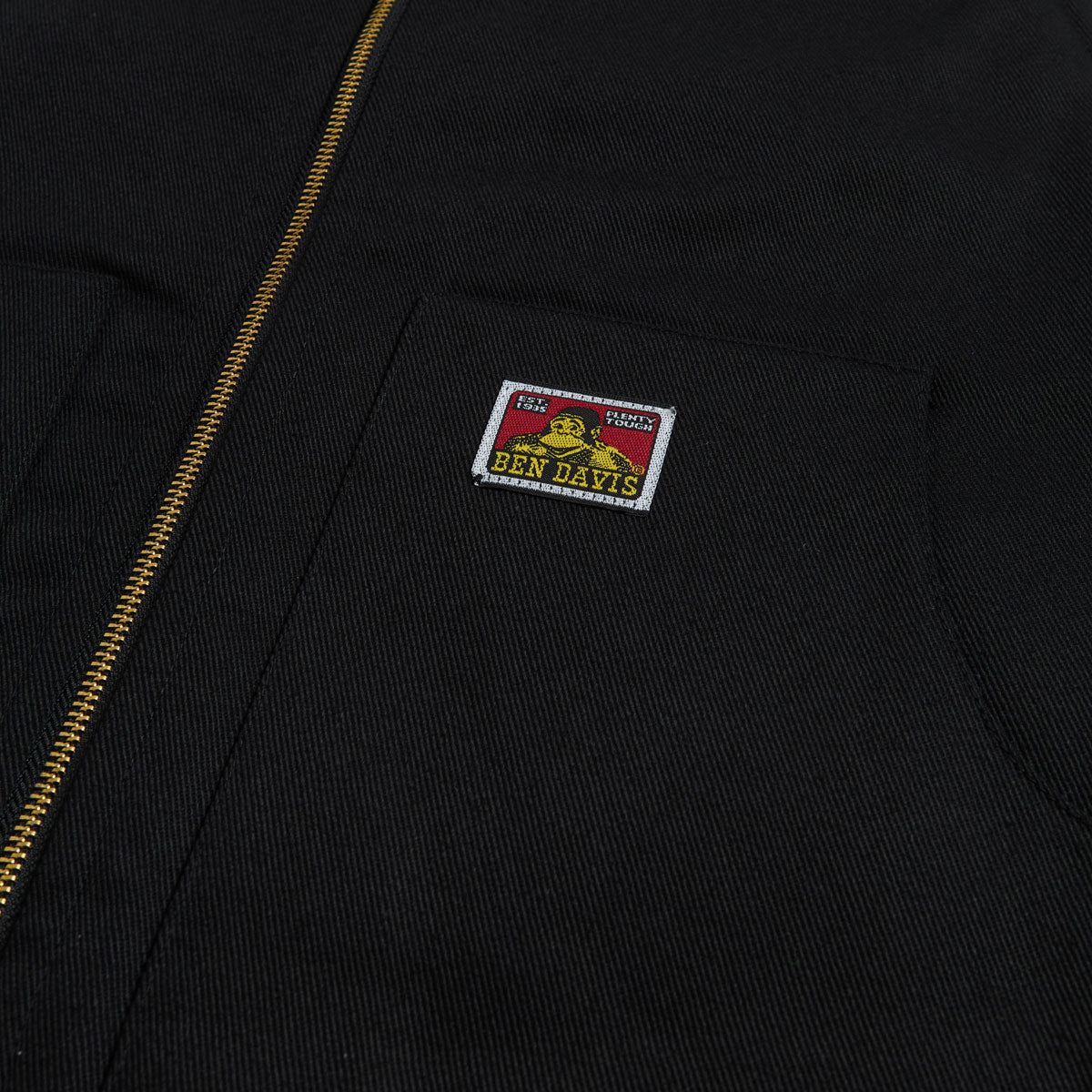 Ben Davis Lined Vest Jacket - Black