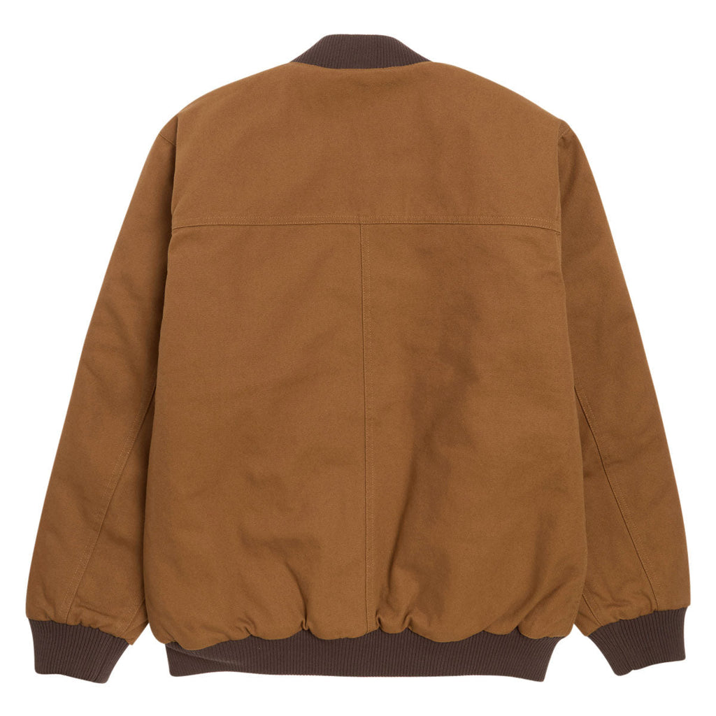 Ben Davis Canvas Bomber Jacket - Brown