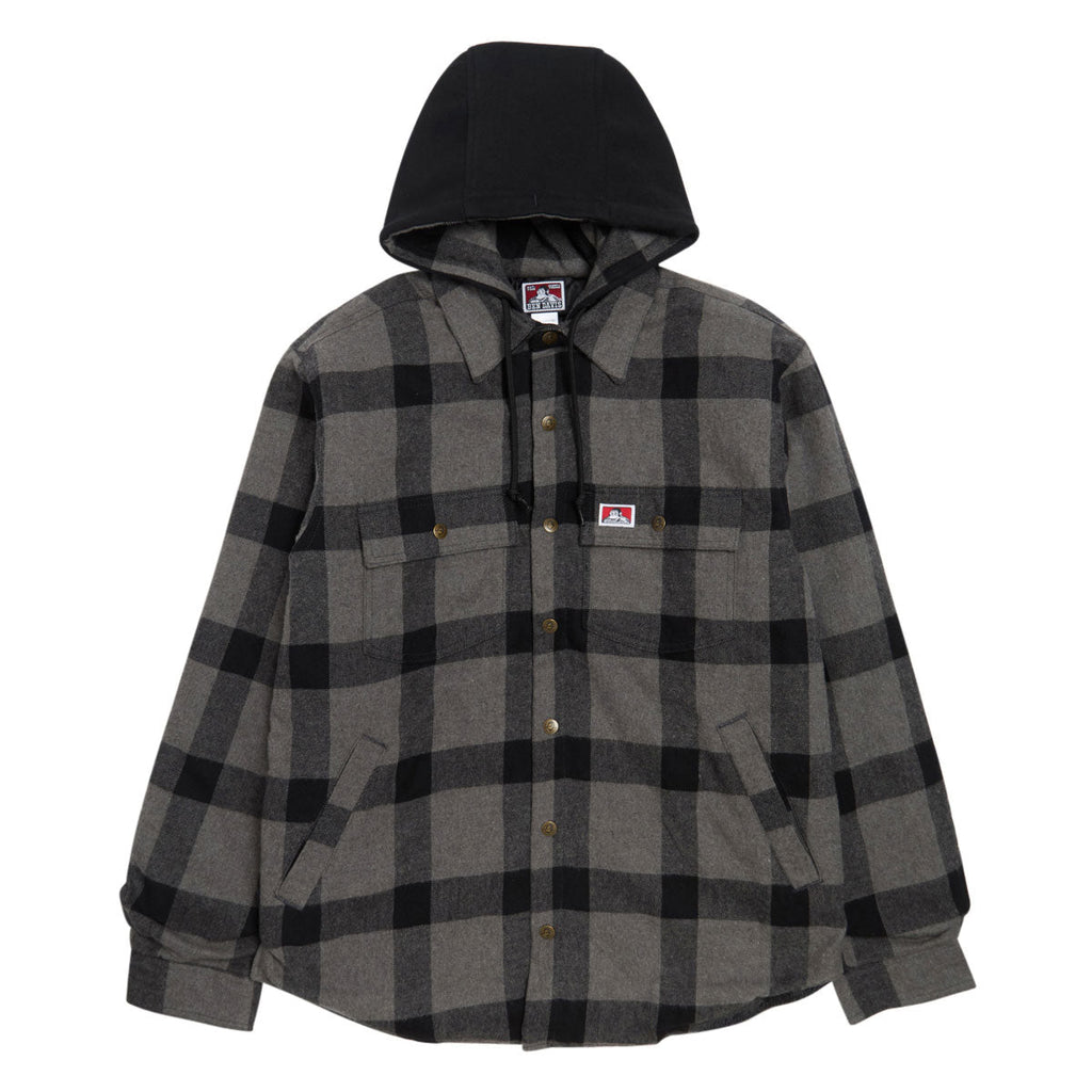 Ben Davis Flannel Jacket - Black/Grey