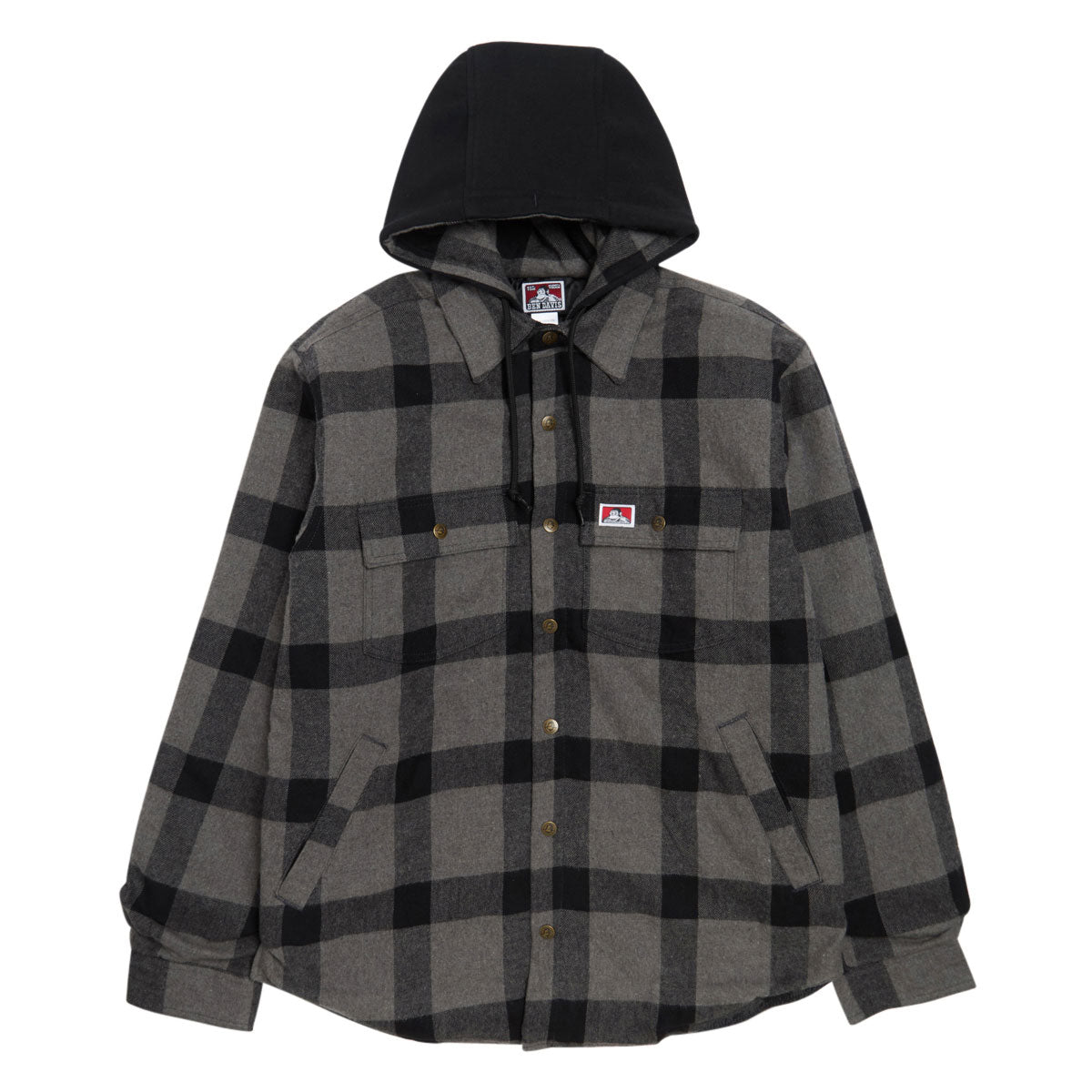Ben Davis Flannel Jacket - Black/Grey