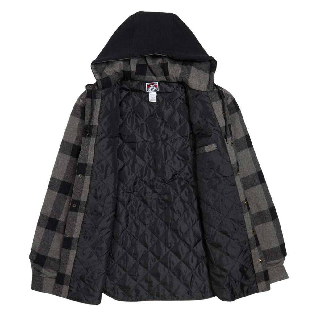 Ben Davis Flannel Jacket - Black/Grey