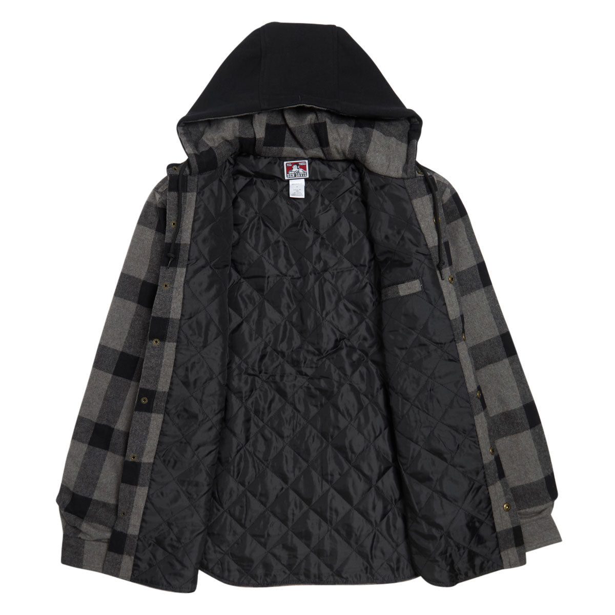 Ben Davis Flannel Jacket - Black/Grey