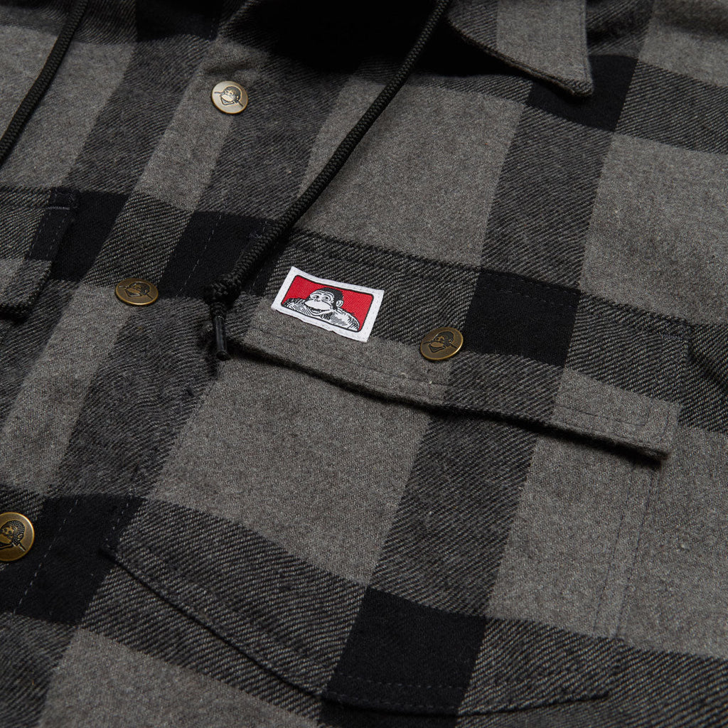 Ben Davis Flannel Jacket - Black/Grey