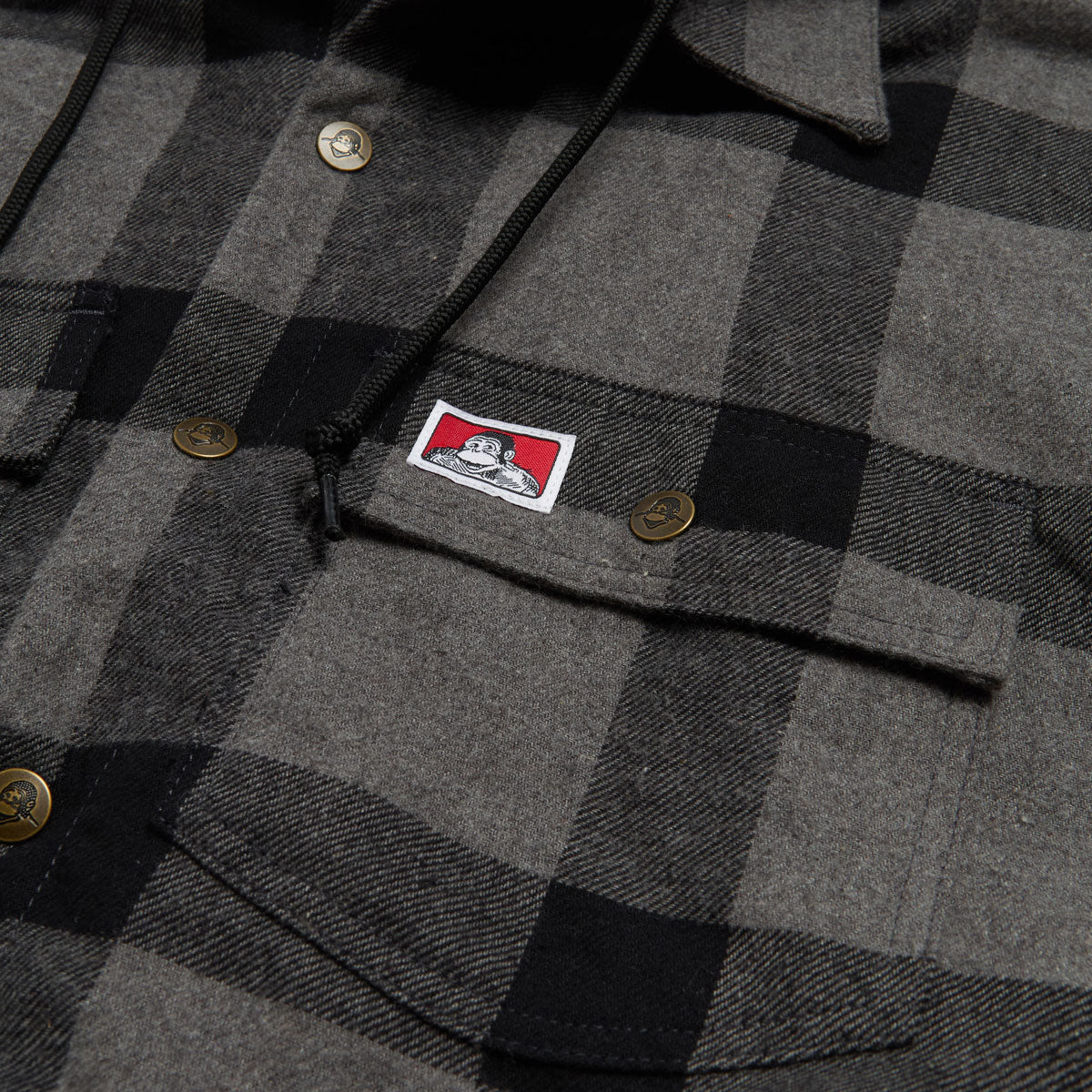 Ben Davis Flannel Jacket - Black/Grey