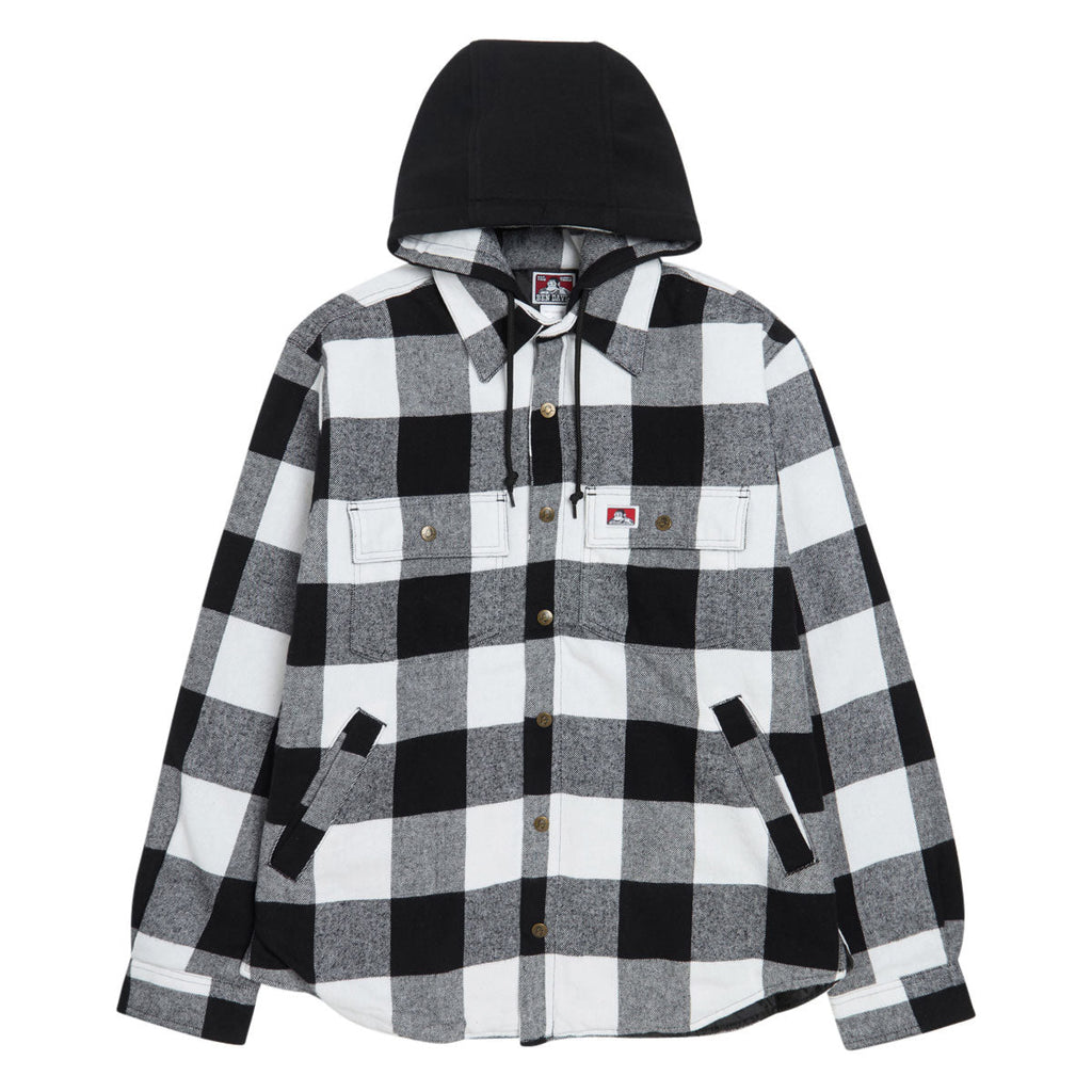 Ben Davis Flannel Jacket - Black/White