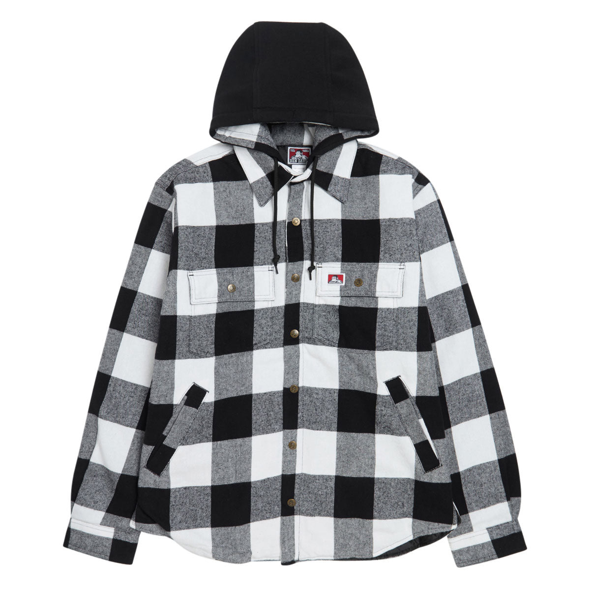 Ben Davis Flannel Jacket - Black/White
