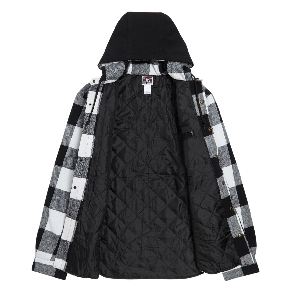 Ben Davis Flannel Jacket - Black/White