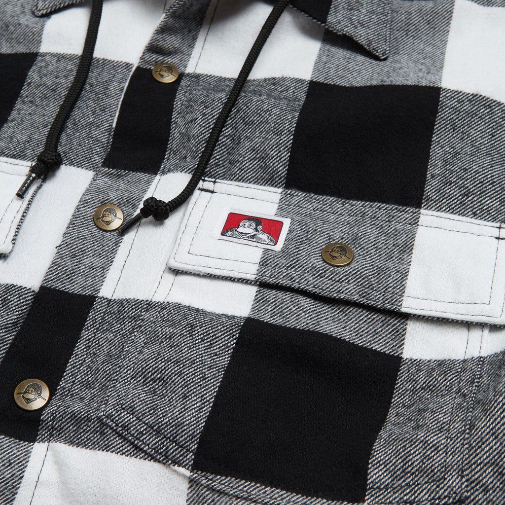 Ben Davis Flannel Jacket - Black/White