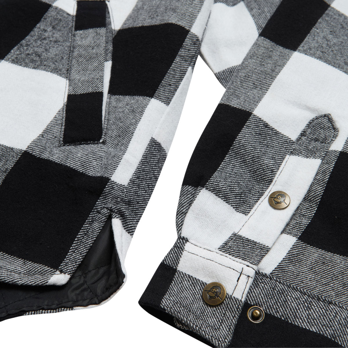 Ben Davis Flannel Jacket - Black/White