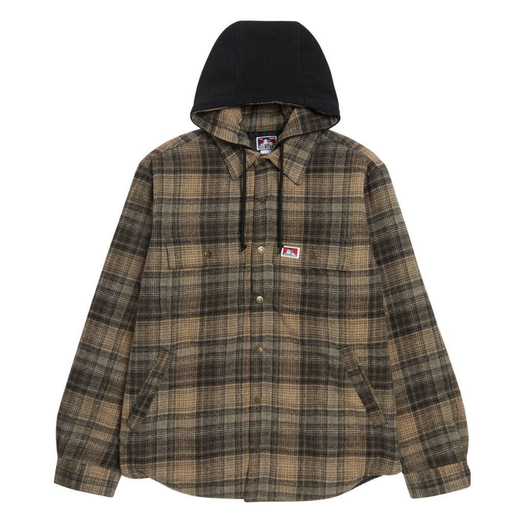 Ben Davis Flannel Jacket - Khaki