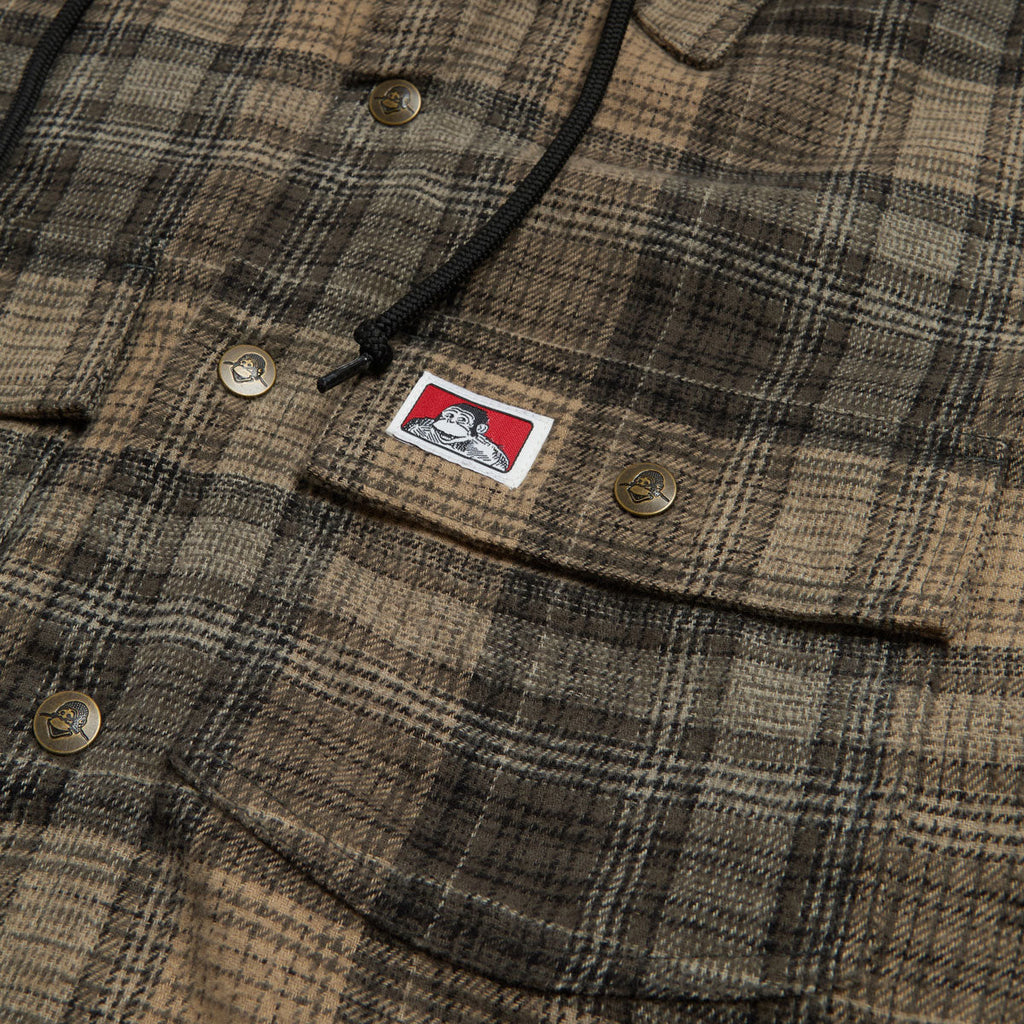 Ben Davis Flannel Jacket - Khaki