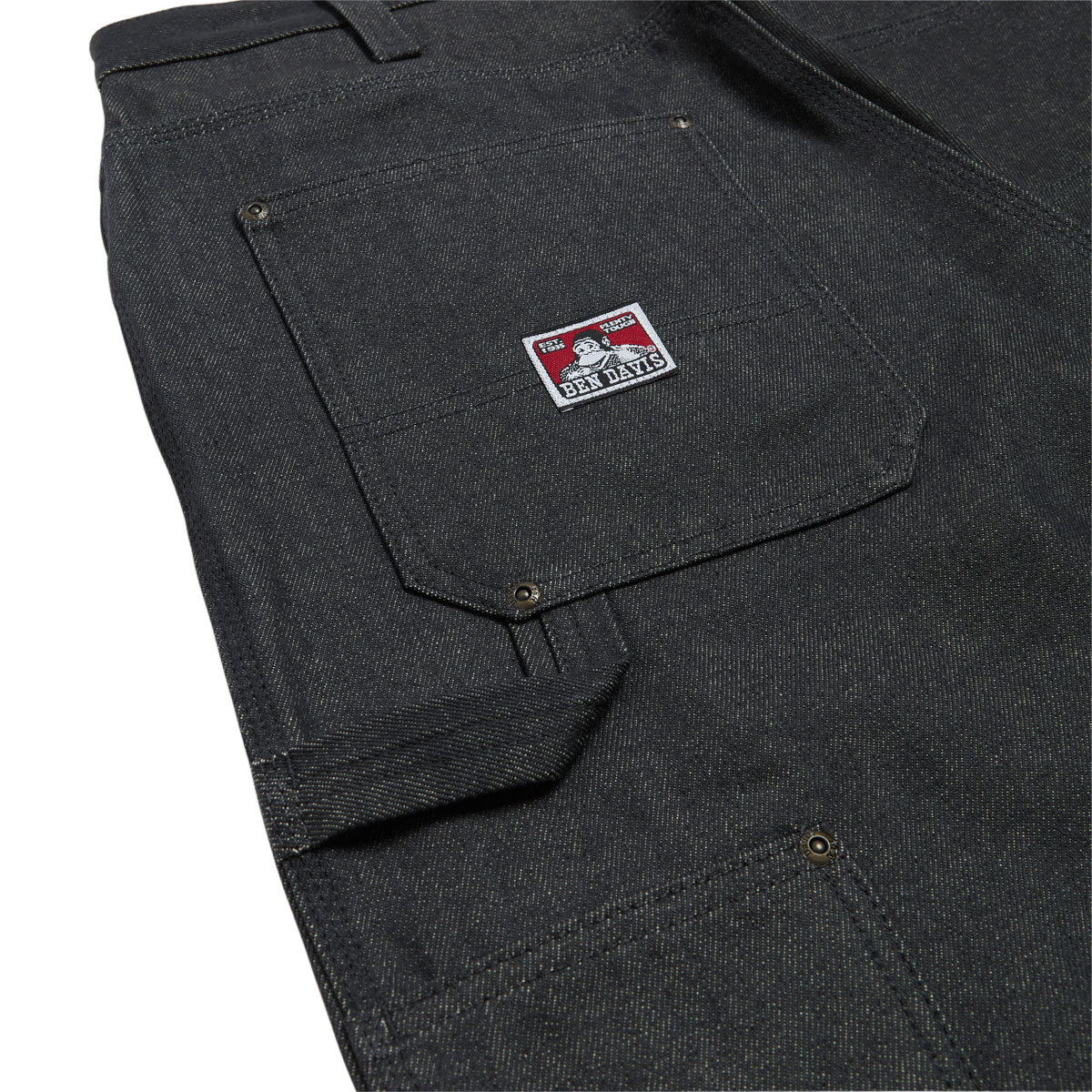 Ben Davis Carpenter Shorts - Charcoal Denim
