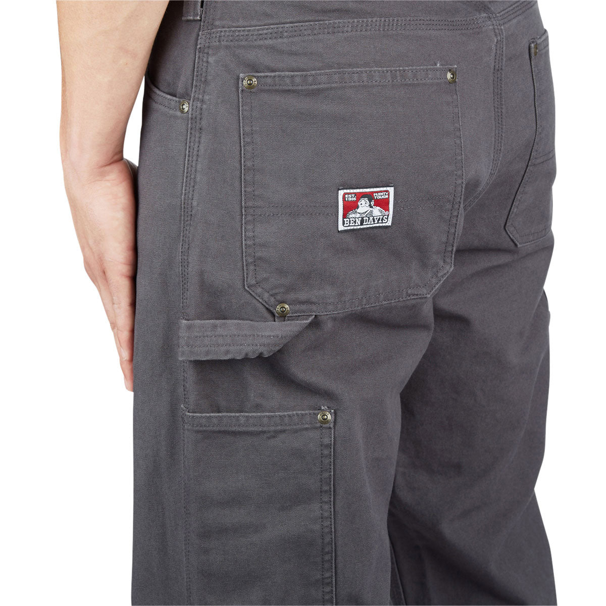 Ben Davis Canvas Carpenter Pants - Charcoal