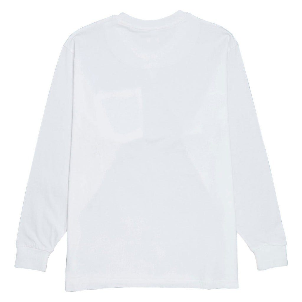 Ben Davis Heavy Duty Long Sleeve Pocket T-Shirt - White