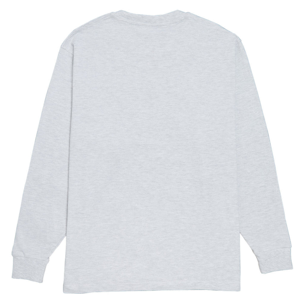 Ben Davis Heavy Duty Long Sleeve Pocket T-Shirt - Ash Grey