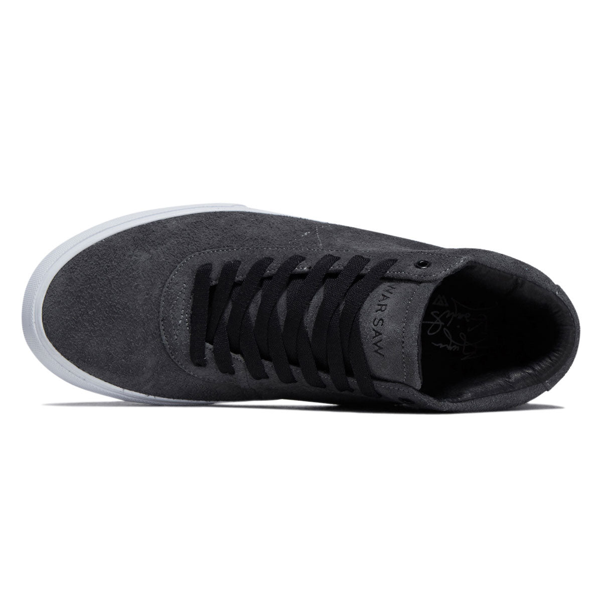 Warsaw Chapter Mid Bryce Kanights Shoes - Dark Grey/White