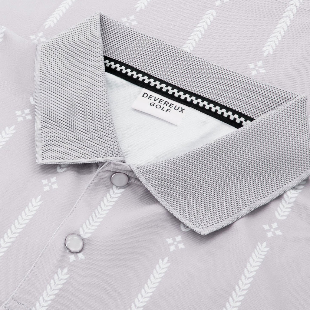 Devereux Café Polo Shirt - Grey