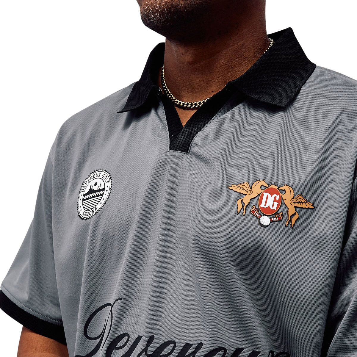 Devereux Competition Polo Shirt - Dark Charcoal