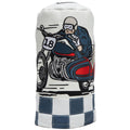Devereux Check Sidecar Driver Cover - Blue/White