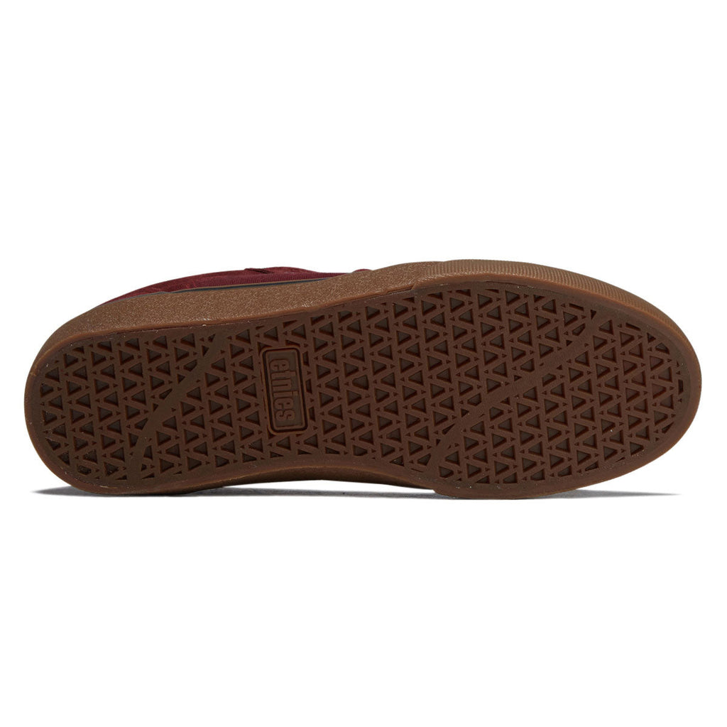 Etnies Barge LS Shoes - Burgundy/Gum