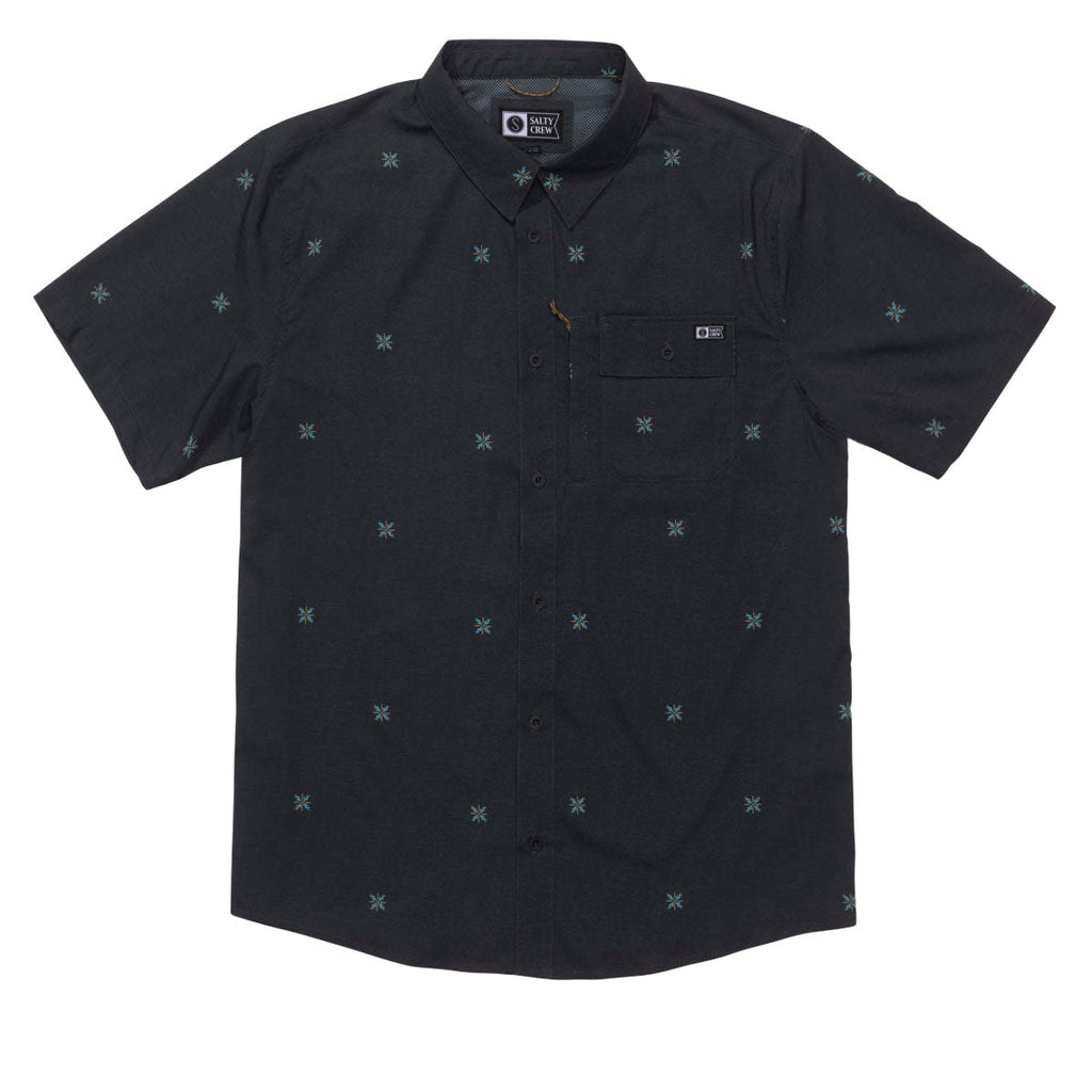 Salty Crew Flagship UV Button Up Shirt - Phantom