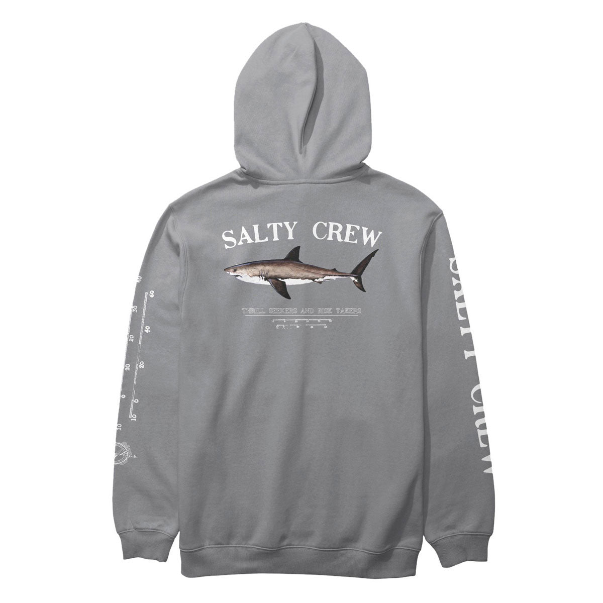 Salty Crew Bruce Fleece Hoodie - Shark Skin