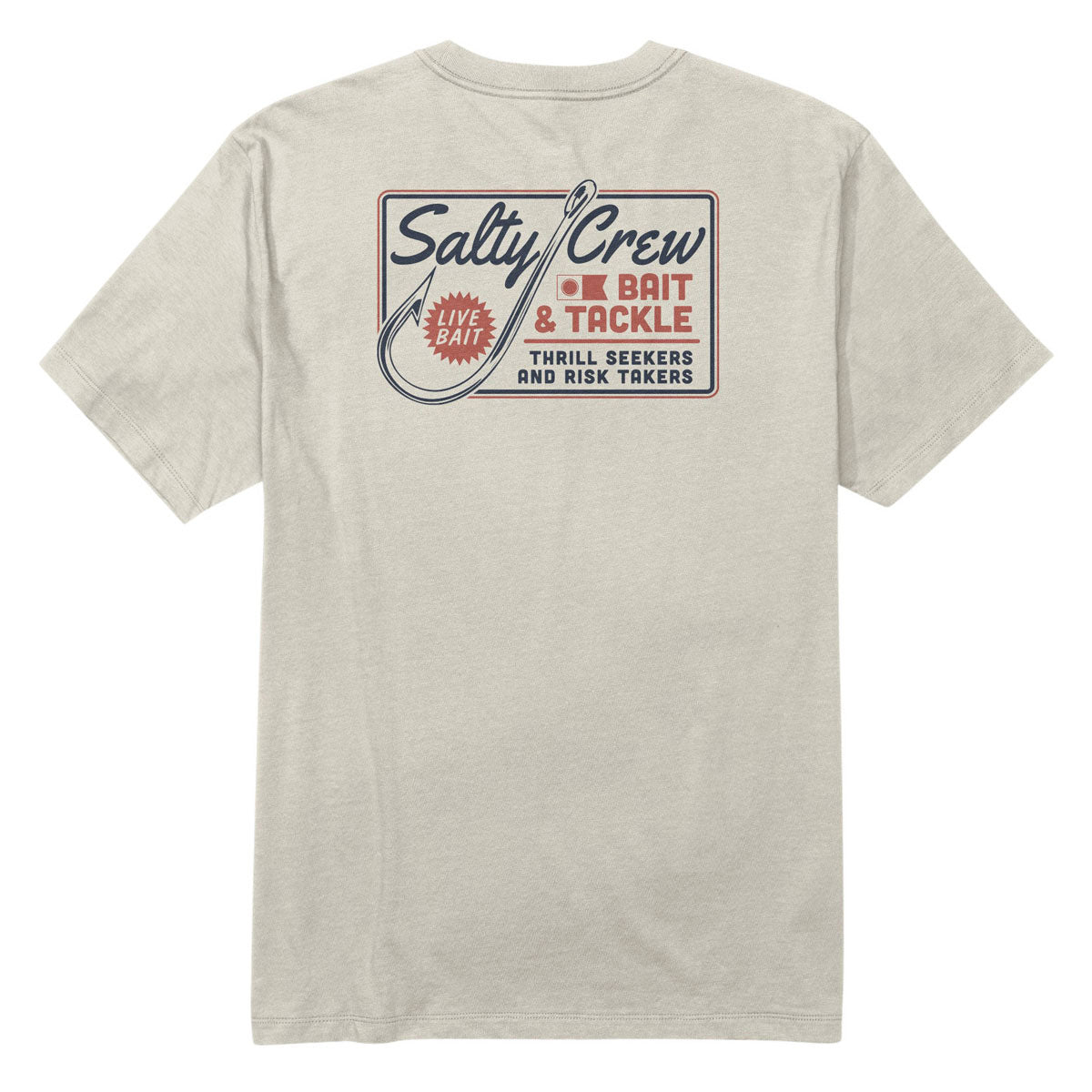 Salty Crew Hooked Up T-Shirt - Bone