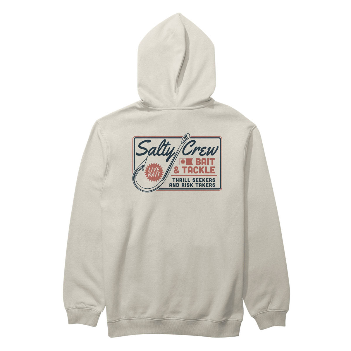 Salty Crew Hooked Up Fleece Hoodie - Bone