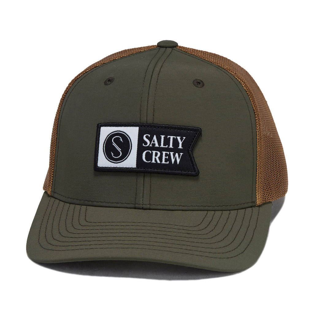Salty Crew Pinnacle 2 Retro Trucker Hat - Green/Gold