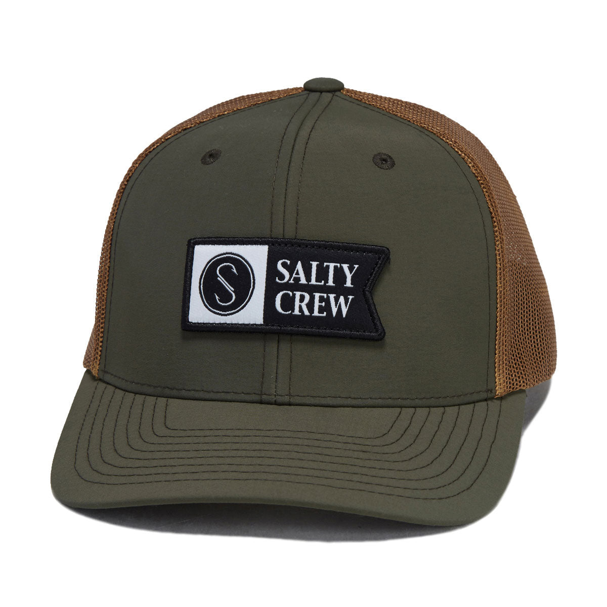 Salty Crew Pinnacle 2 Retro Trucker Hat - Green/Gold