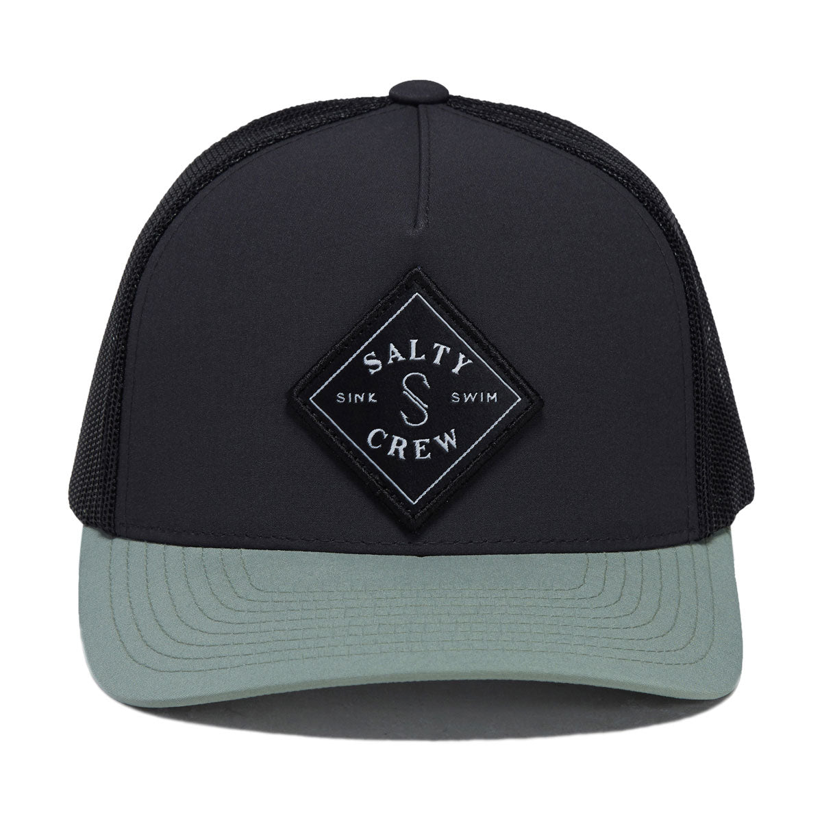 Salty Crew Sealine Retro Trucker Hat - Black/Green