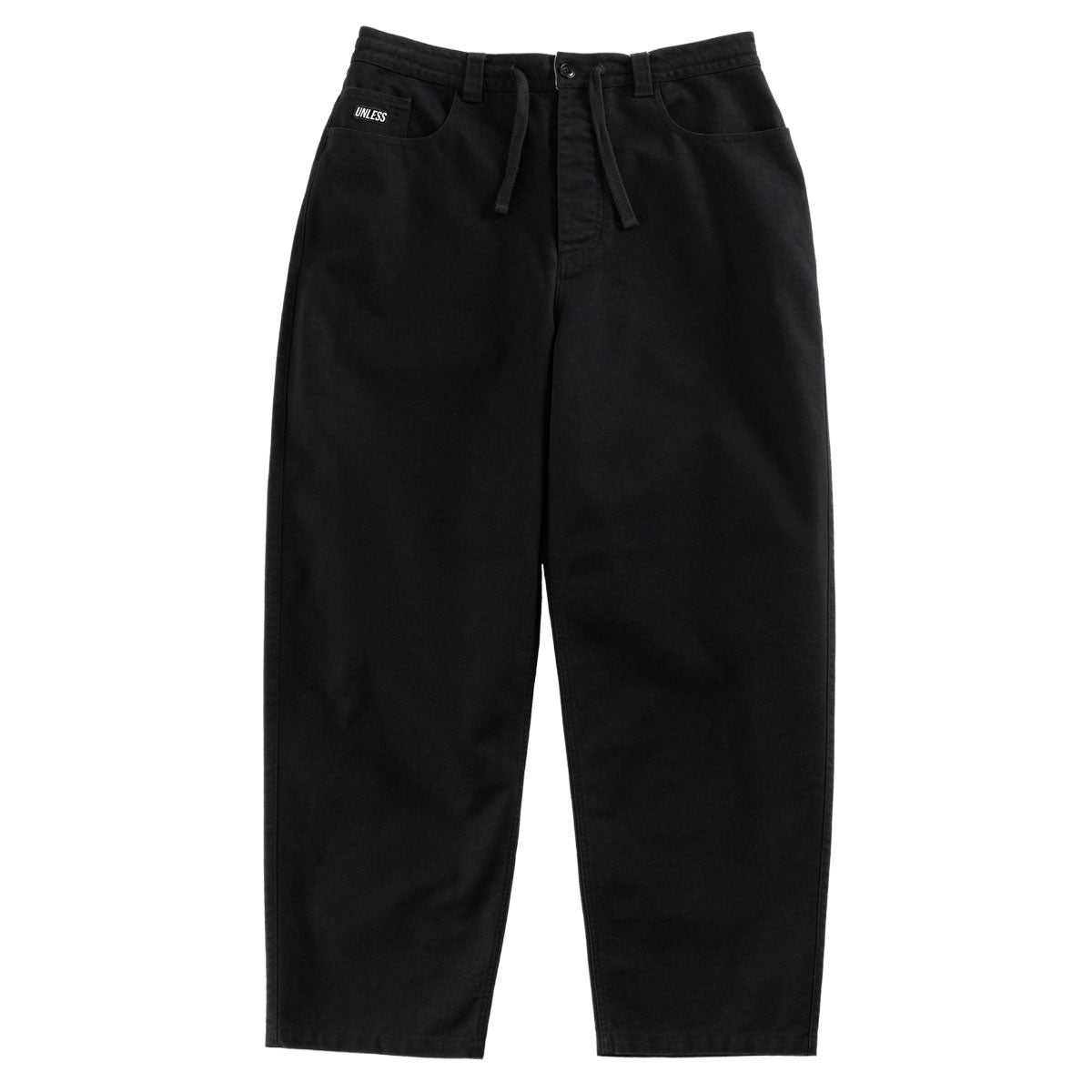 Unless Baggy Canvas Pants - Black