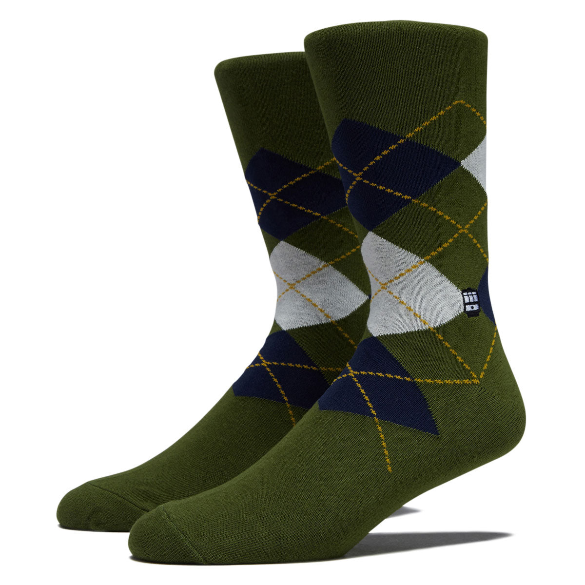 Bonfolk Argyle Socks - Green