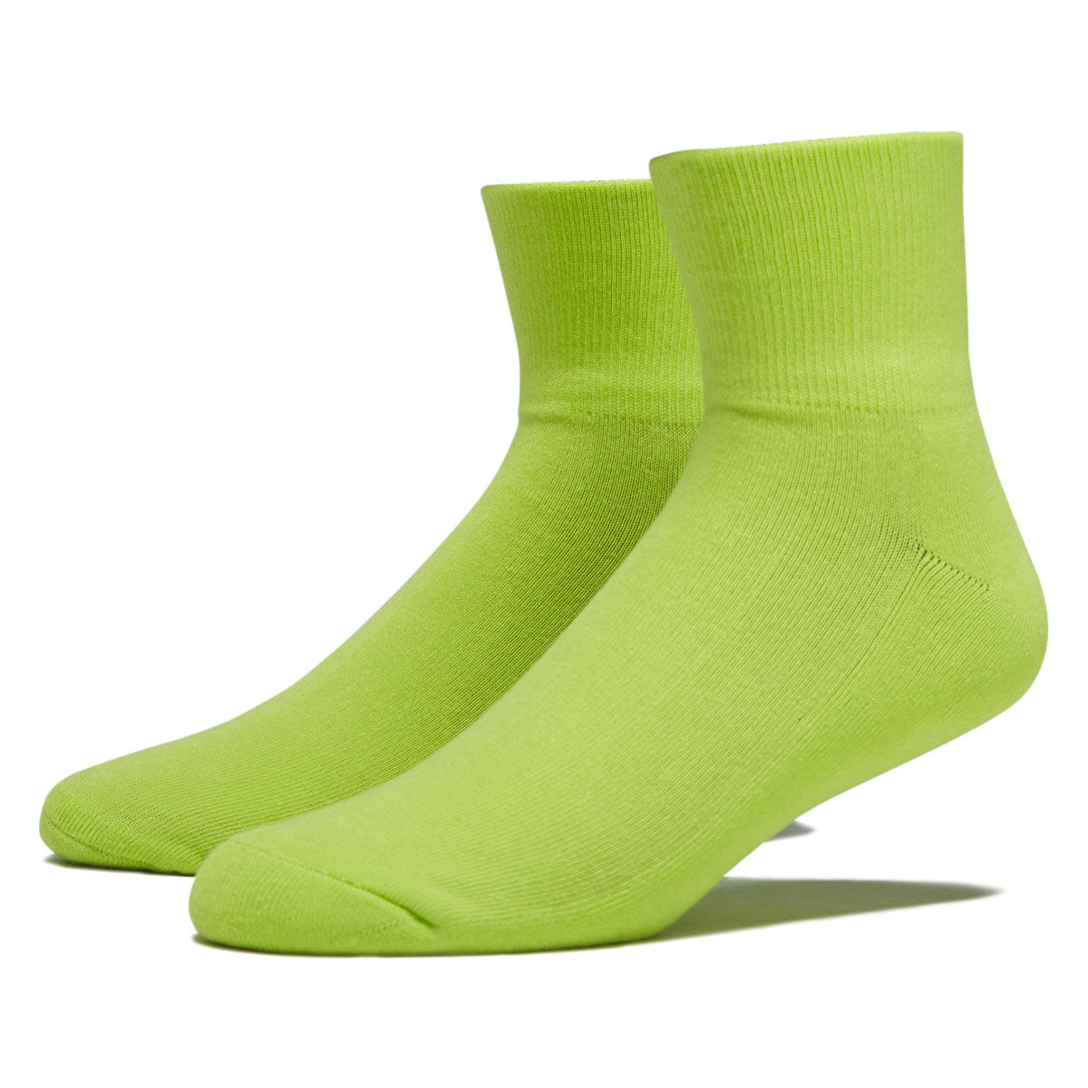 Bonfolk Daily Quarter Socks - Chartreuse