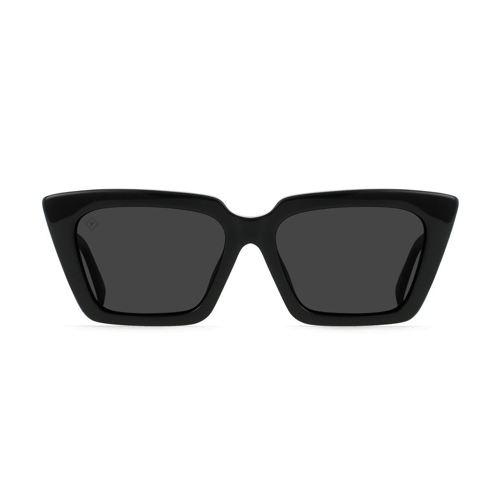 Raen Keera 54 Sunglasses - Recycled Black/Smoke Polarized