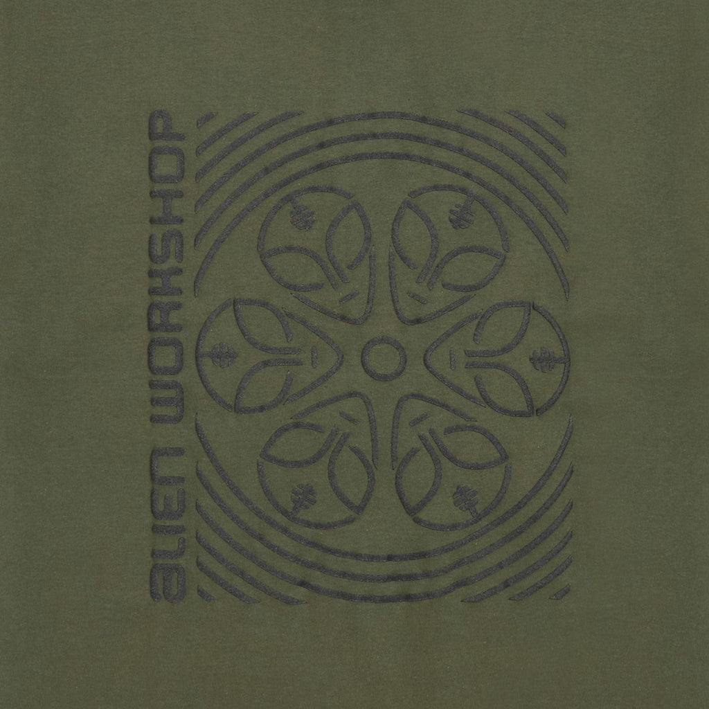 Alien Workshop Watcher Wheel T-Shirt - Fatigue Green