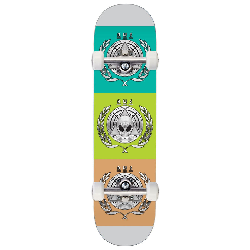 Alien Workshop AWOL Skateboard Complete - Chrome Foil - 8.50"