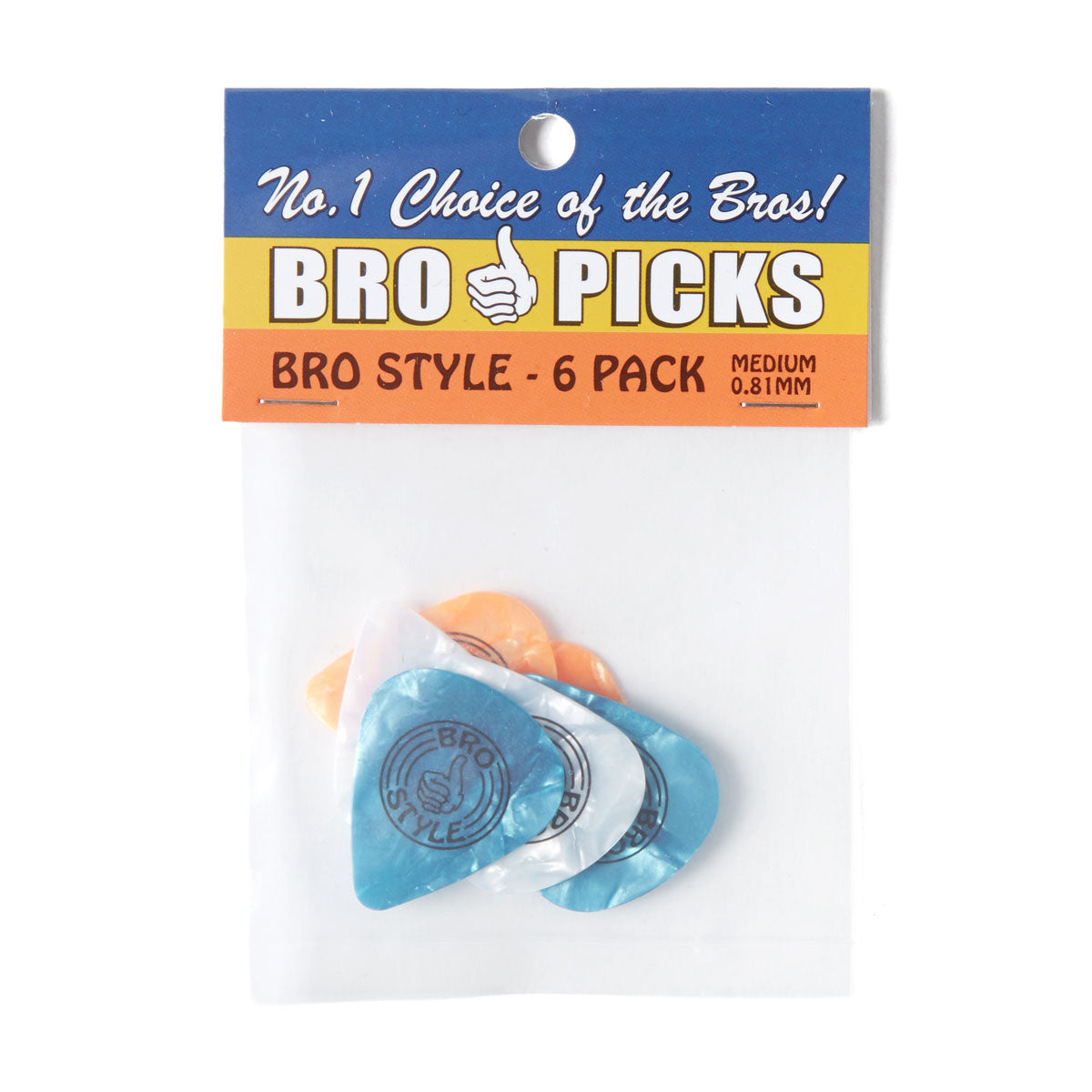 Bro Style Bro Guitar Pick - Multi