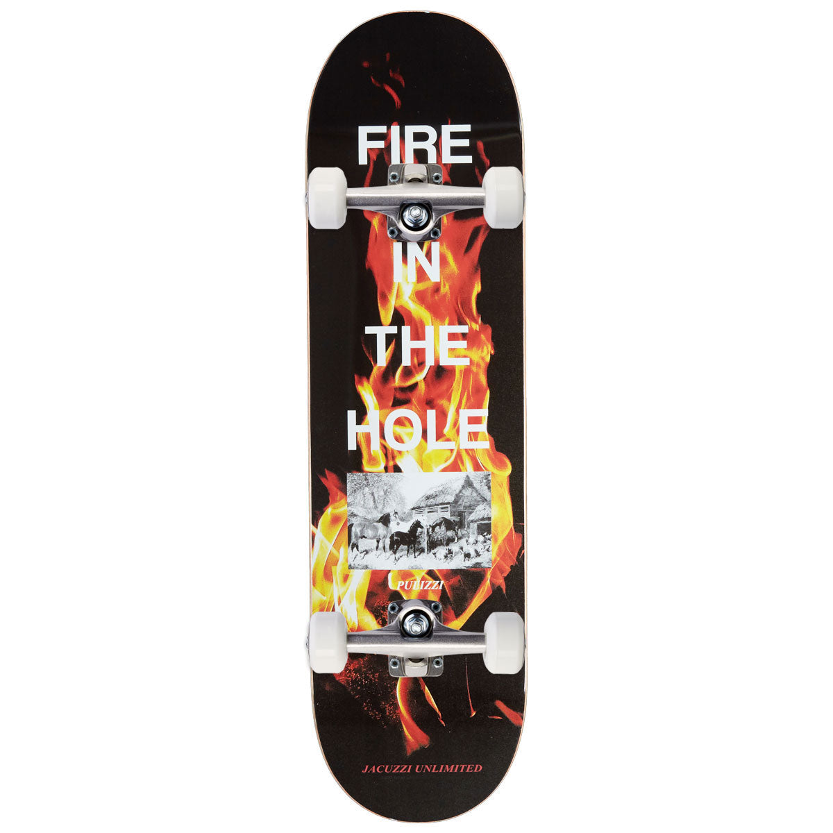 Jacuzzi Unlimited Michael Pulizzi Fire in the Hole EX7 Skateboard Complete - 8.375"