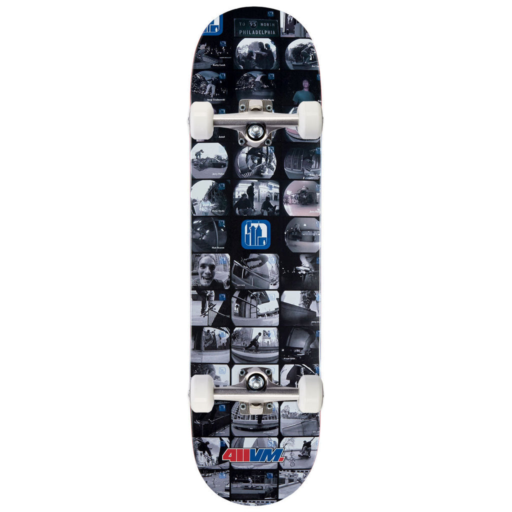 411VM Metrospective Frame Grab Skateboard Complete - 8.25"