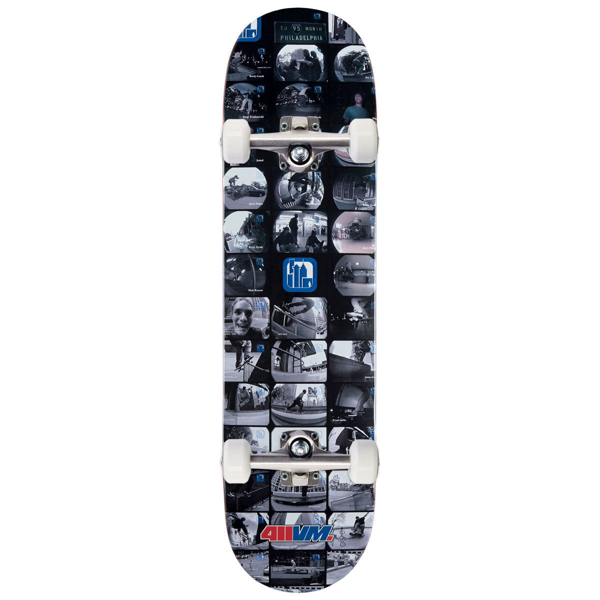 411VM Metrospective Frame Grab Skateboard Complete - 8.25"