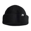 Autumn Double Roll Beanie - Black