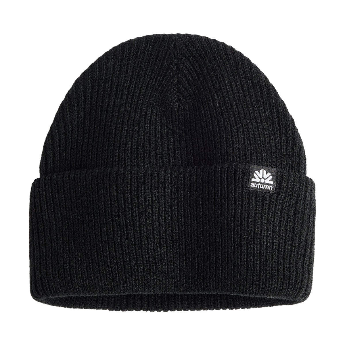 Autumn Simple Solid Beanie - Black