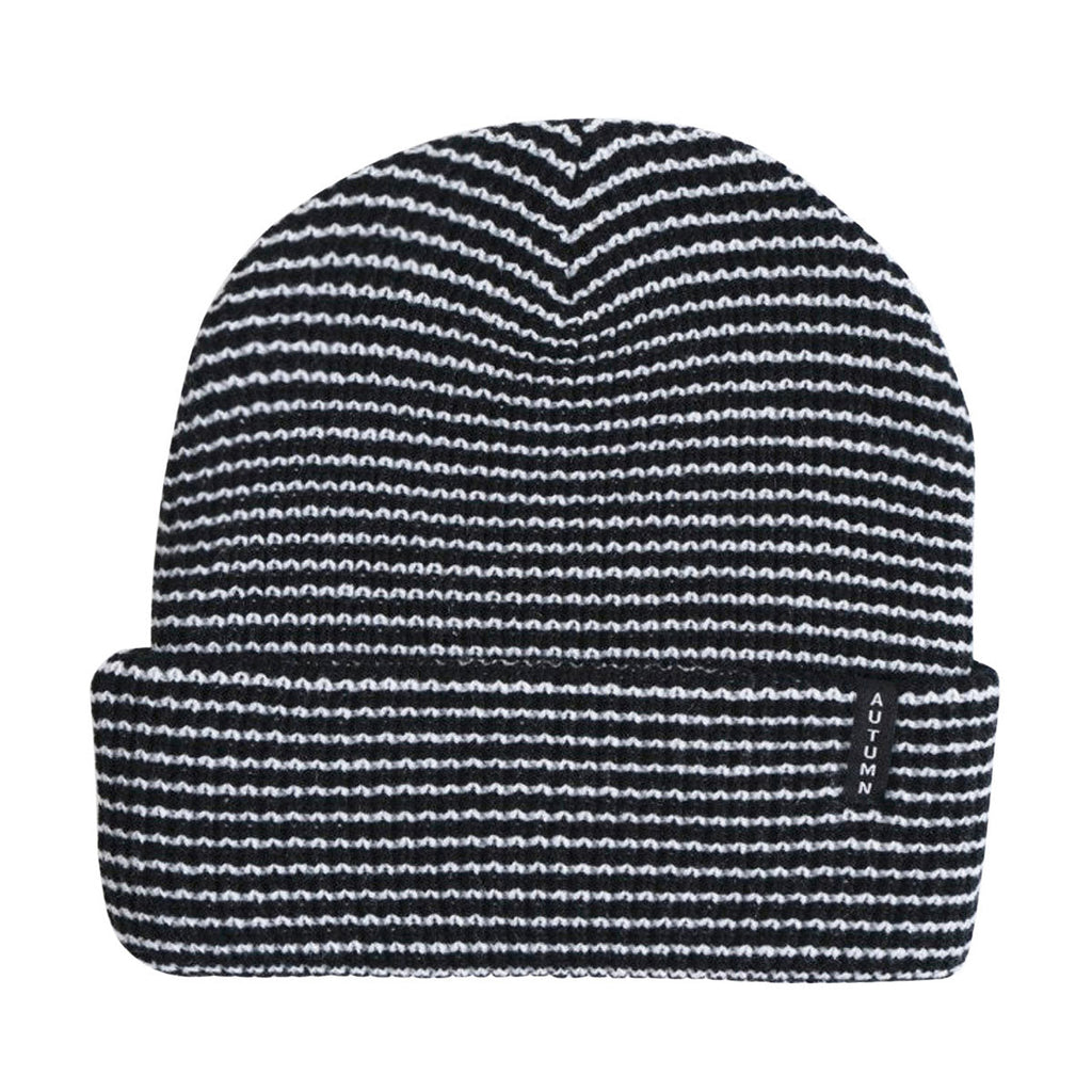 Autumn Stripe Beanie - Black